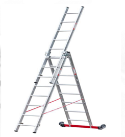 Das Bild zeigt eine Alu-Mehrzweckleiter.